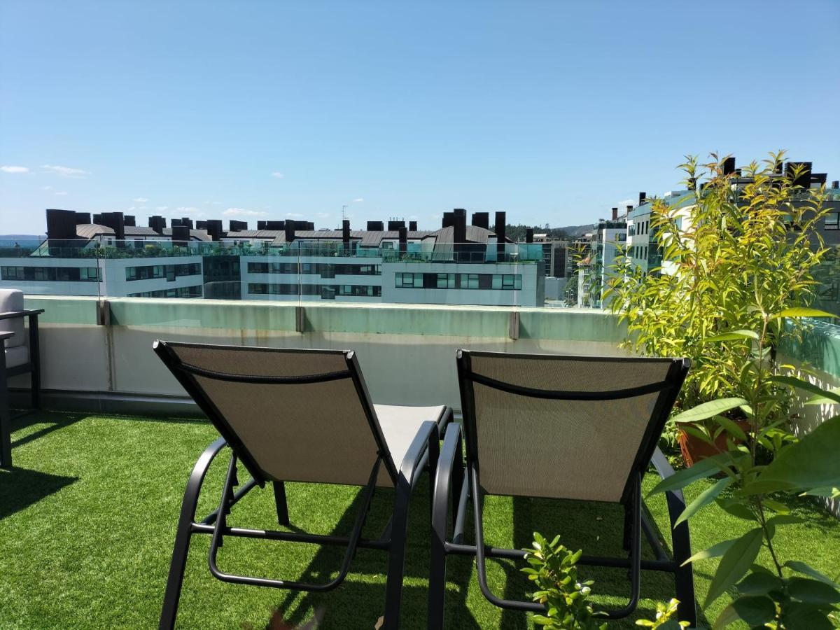 Preciosa Habitacion Doble En Atico Con Terraza II Apartman Santiago de Compostela Kültér fotó